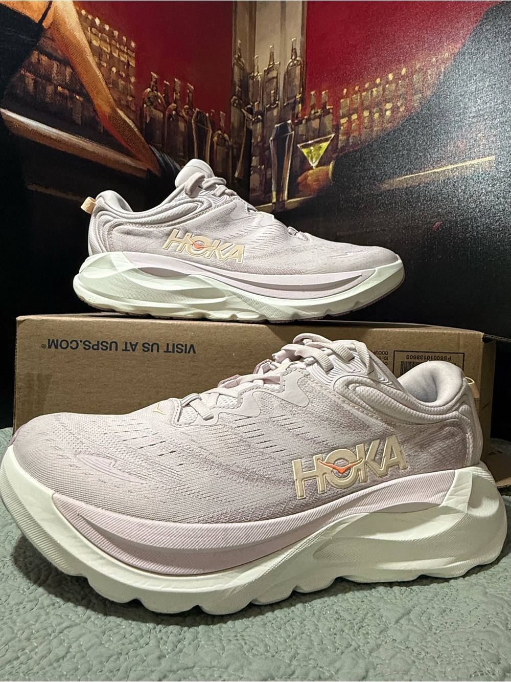 Hoka Gaviota 6 Women's Size 10.5 2E Brand New NO BOX FLOOR MODEL LIGHT PURPLE